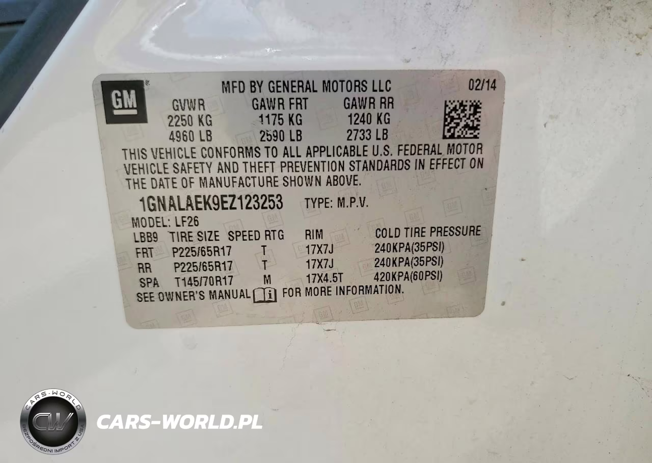 2014 Chevrolet Equinox Ls VIN:1GNALAEK9EZ123253 - 12