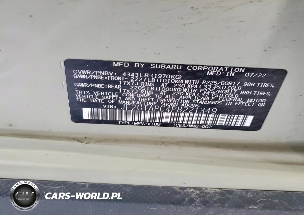 2023 Subaru Crosstrek Premium VIN:JF2GTAPC4P8221349 - 13