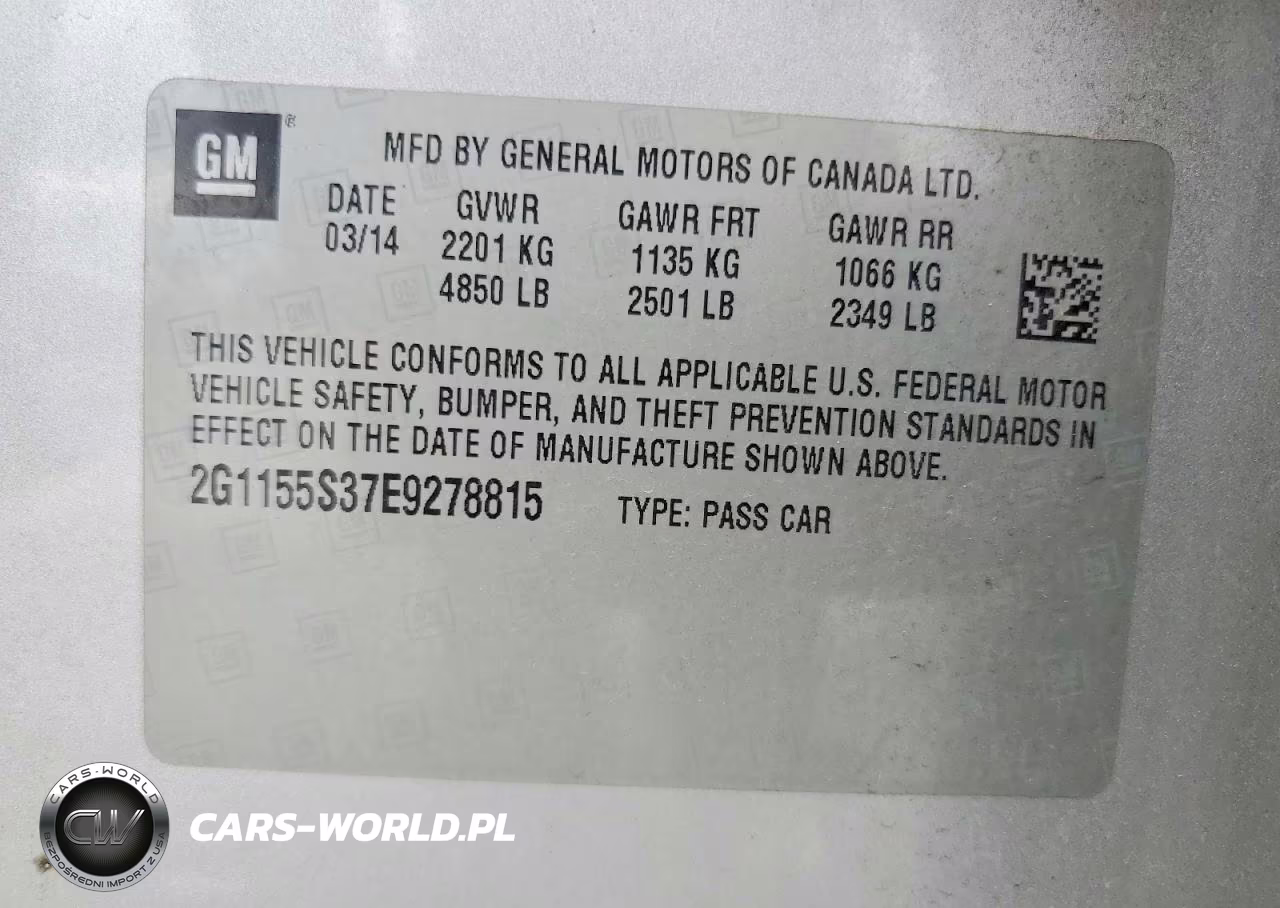 2014 Chevrolet Impala Ltz VIN:2G1155S37E9278815 - 12