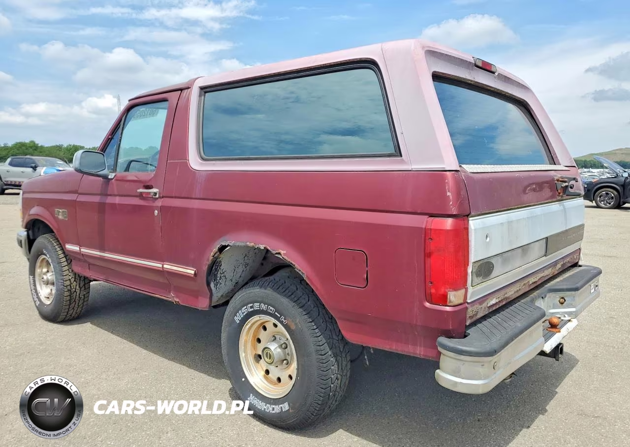 1996 Ford Bronco U100 VIN:1FMEU15H2TLB87111 - 2