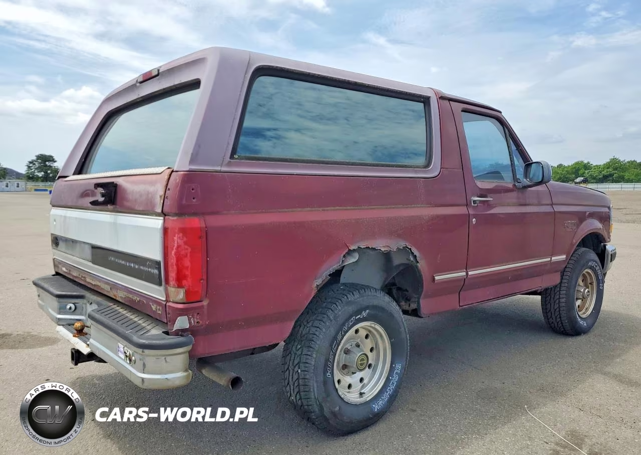 1996 Ford Bronco U100 VIN:1FMEU15H2TLB87111 - 3