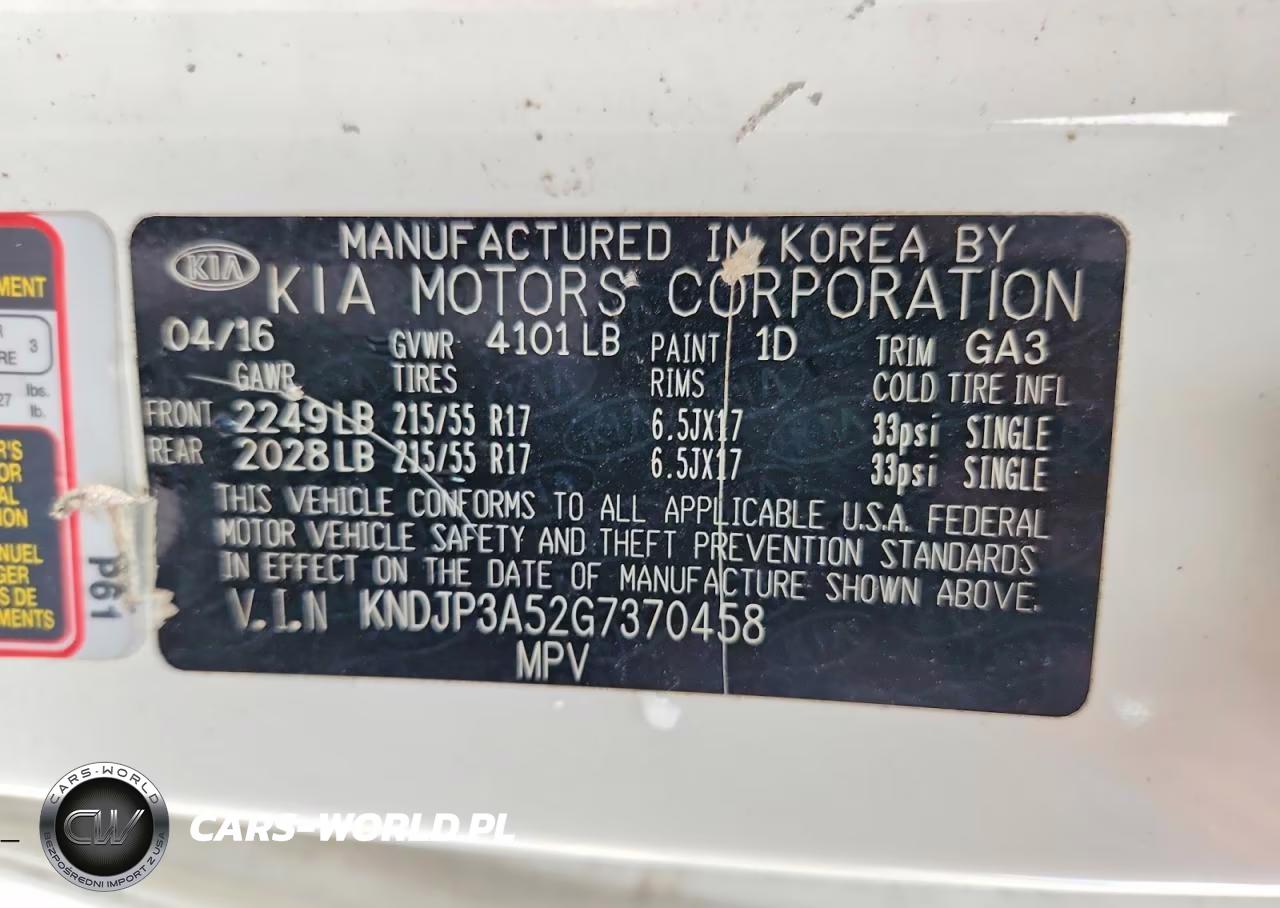 2016 Kia Soul + VIN:KNDJP3A52G7370458 - 13