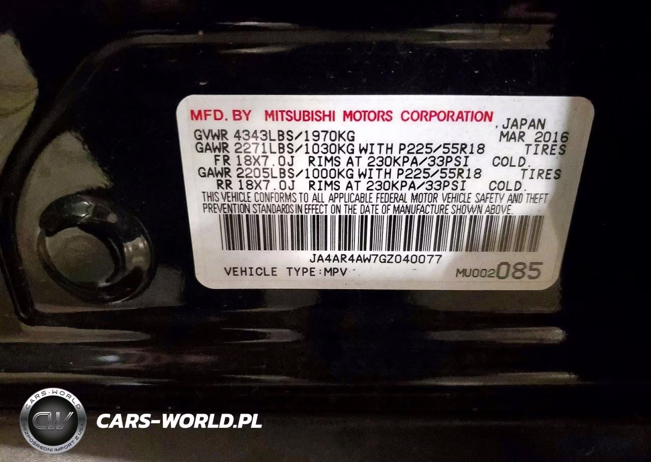 2016 Mitsubishi Outlander Sport Sel VIN:JA4AR4AW7GZ040077 - 13