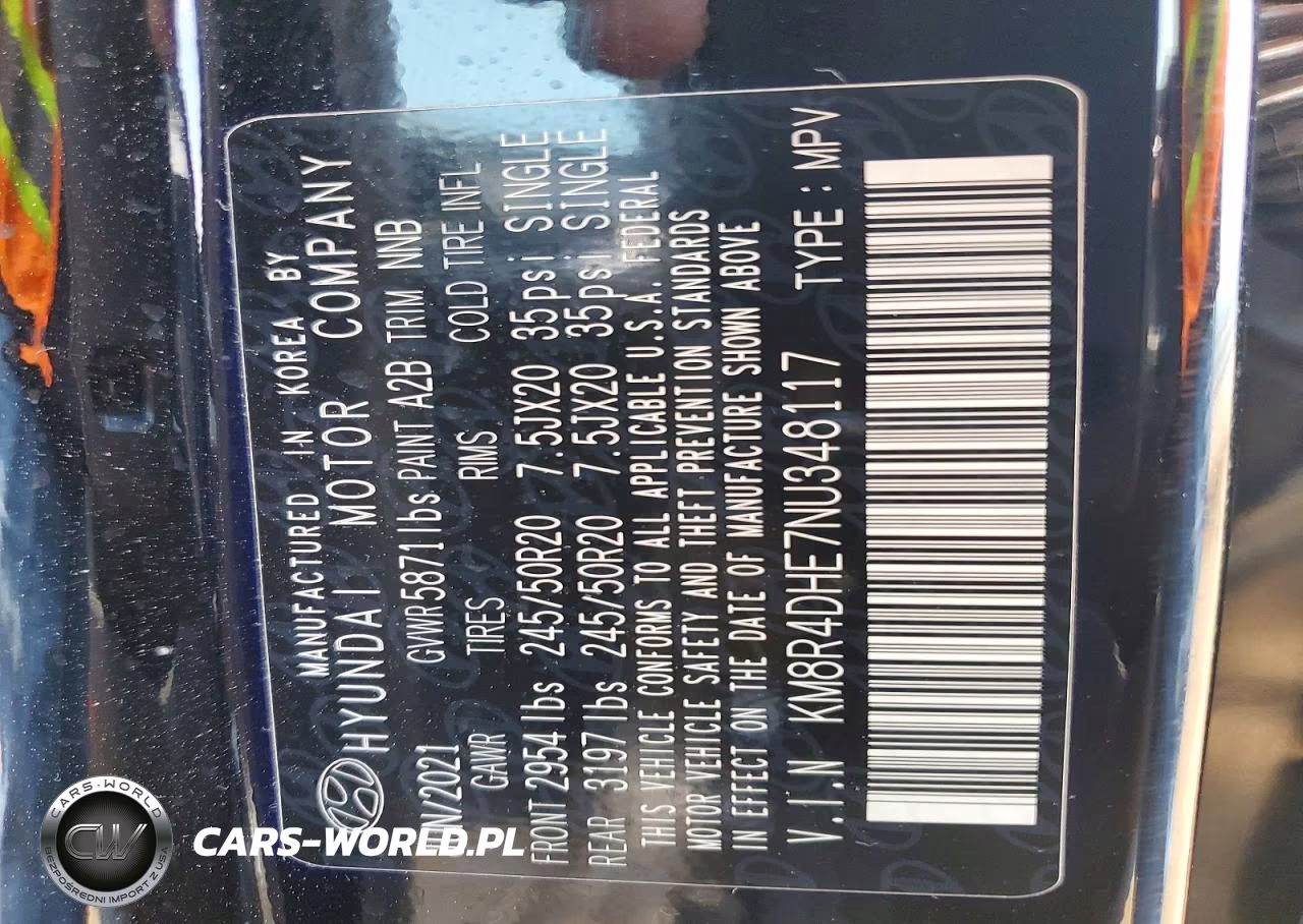 2022 Hyundai Palisade Sel VIN:KM8R4DHE7NU348117 - 13