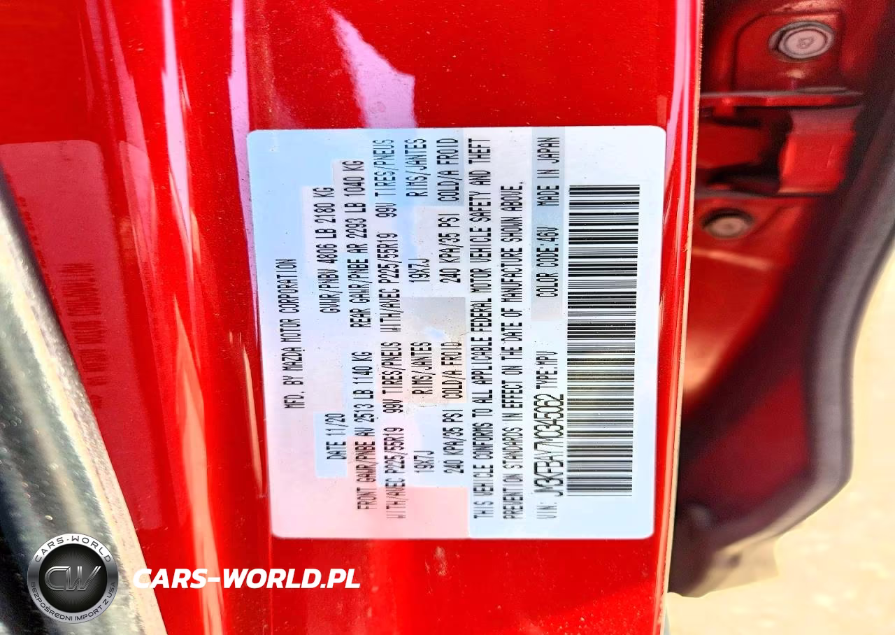 2021 Mazda Cx-5 Grand Touring Reserve VIN:JM3KFBAY7M0345062 - 13