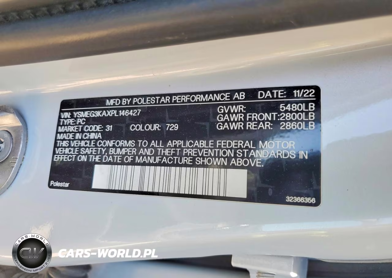 2023 Polestar 2 VIN:YSMEG3KAXPL146427 - 12