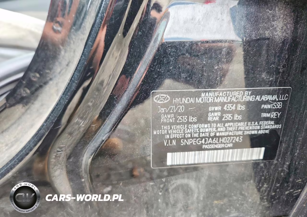 2020 Hyundai Sonata Se VIN:5NPEG4JA6LH027243 - 12