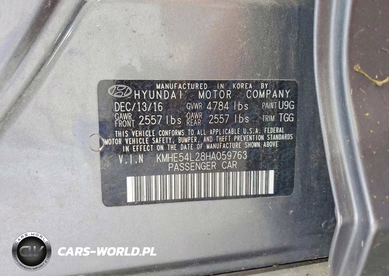 2017 Hyundai Sonata Plug-In Hybrid Limited VIN:KMHE54L28HA059763 - 12