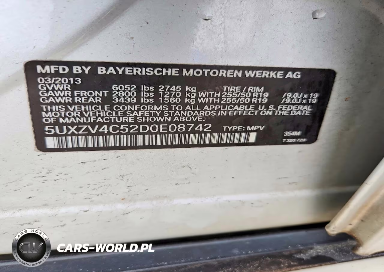 2013 BMW X5 xDrive35I VIN:5UXZV4C52D0E08742 - 13