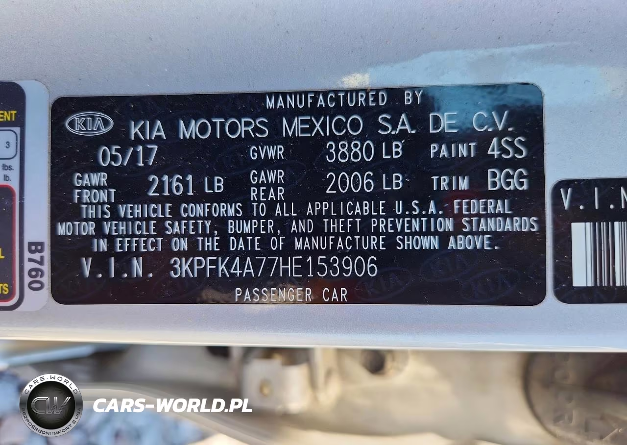 2017 Kia Forte Lx VIN:3KPFK4A77HE153906 - 12