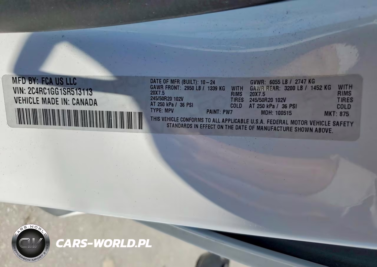 2025 Chrysler Pacifica Limited VIN:2C4RC1GG1SR513113 - 14