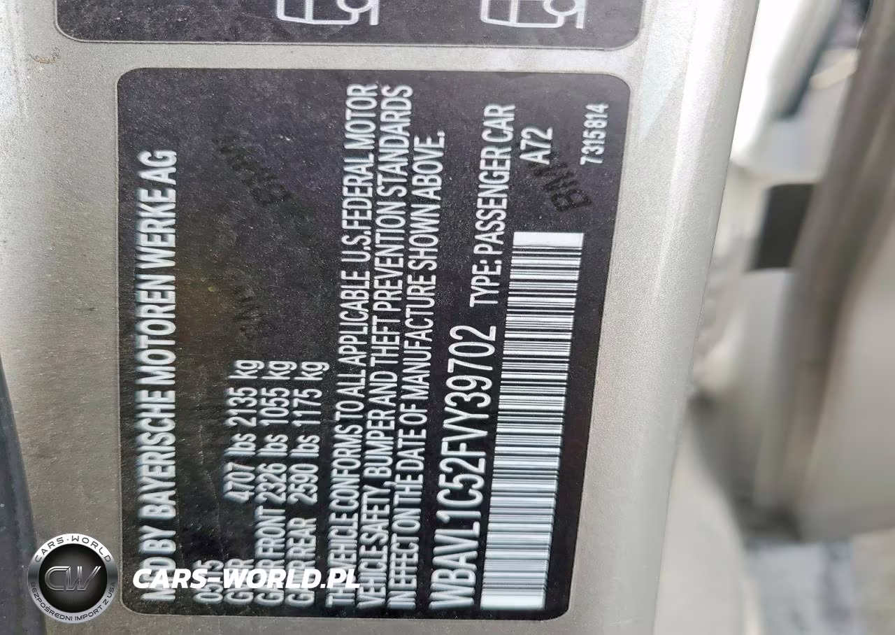 2015 BMW X1 xDrive28I VIN:WBAVL1C52FVY39702 - 12