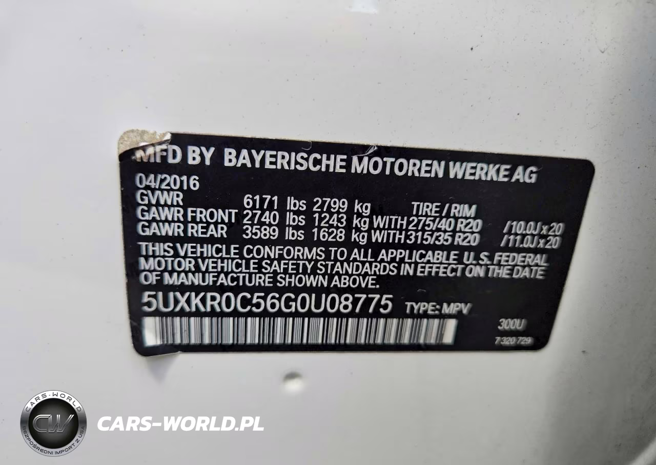 2016 BMW X5 xDrive35I VIN:5UXKR0C56G0U08775 - 13
