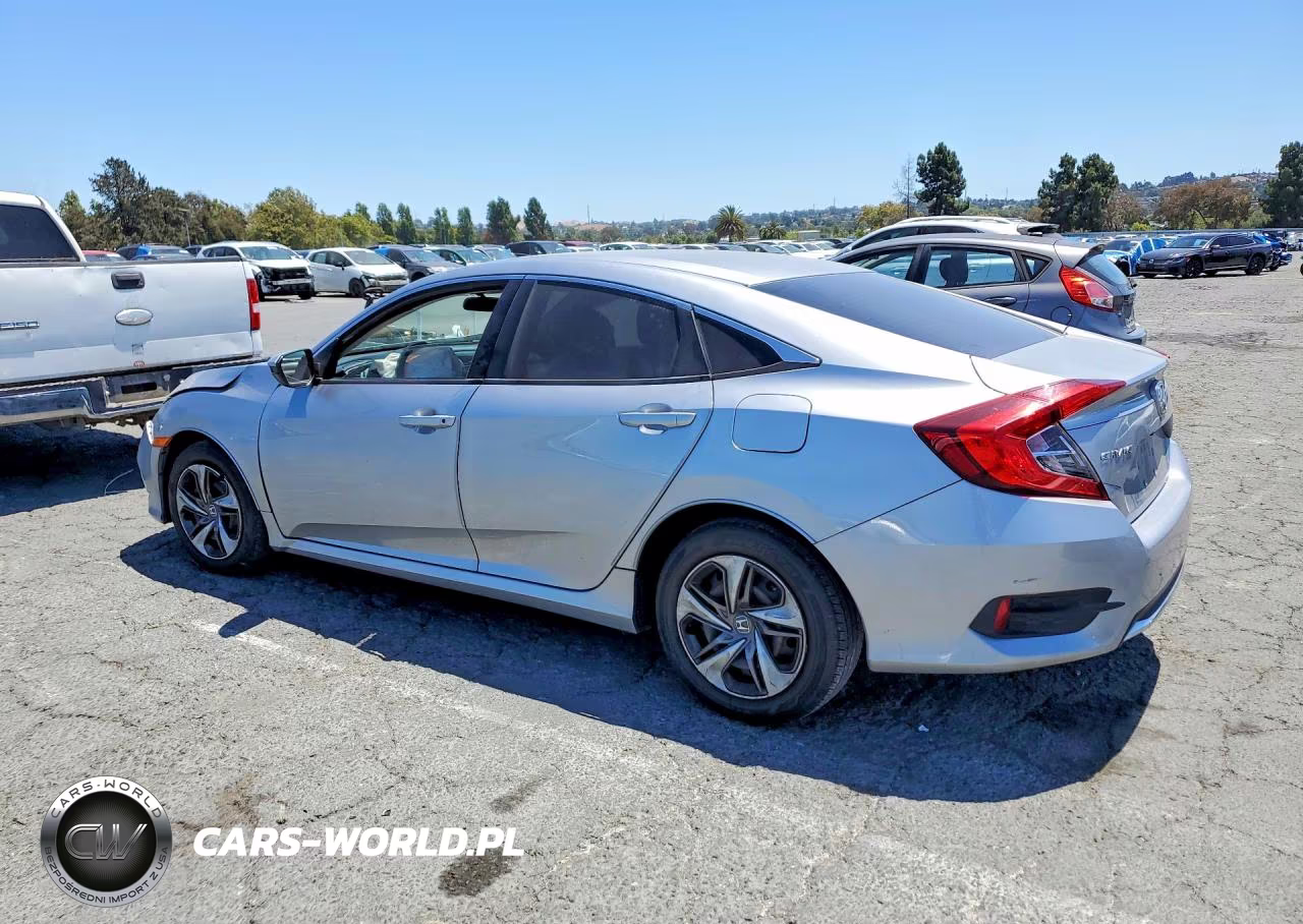 2020 Honda Civic Lx VIN:19XFC2F61LE211583 - 2