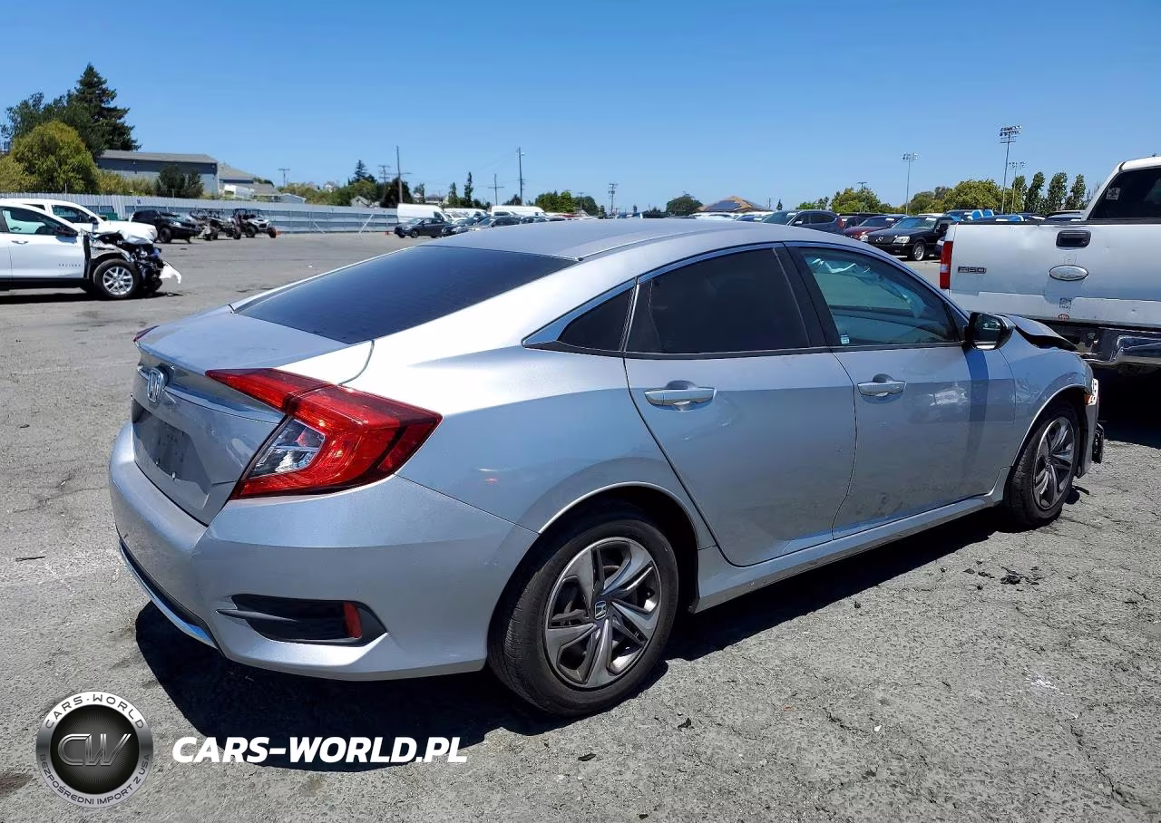2020 Honda Civic Lx VIN:19XFC2F61LE211583 - 3