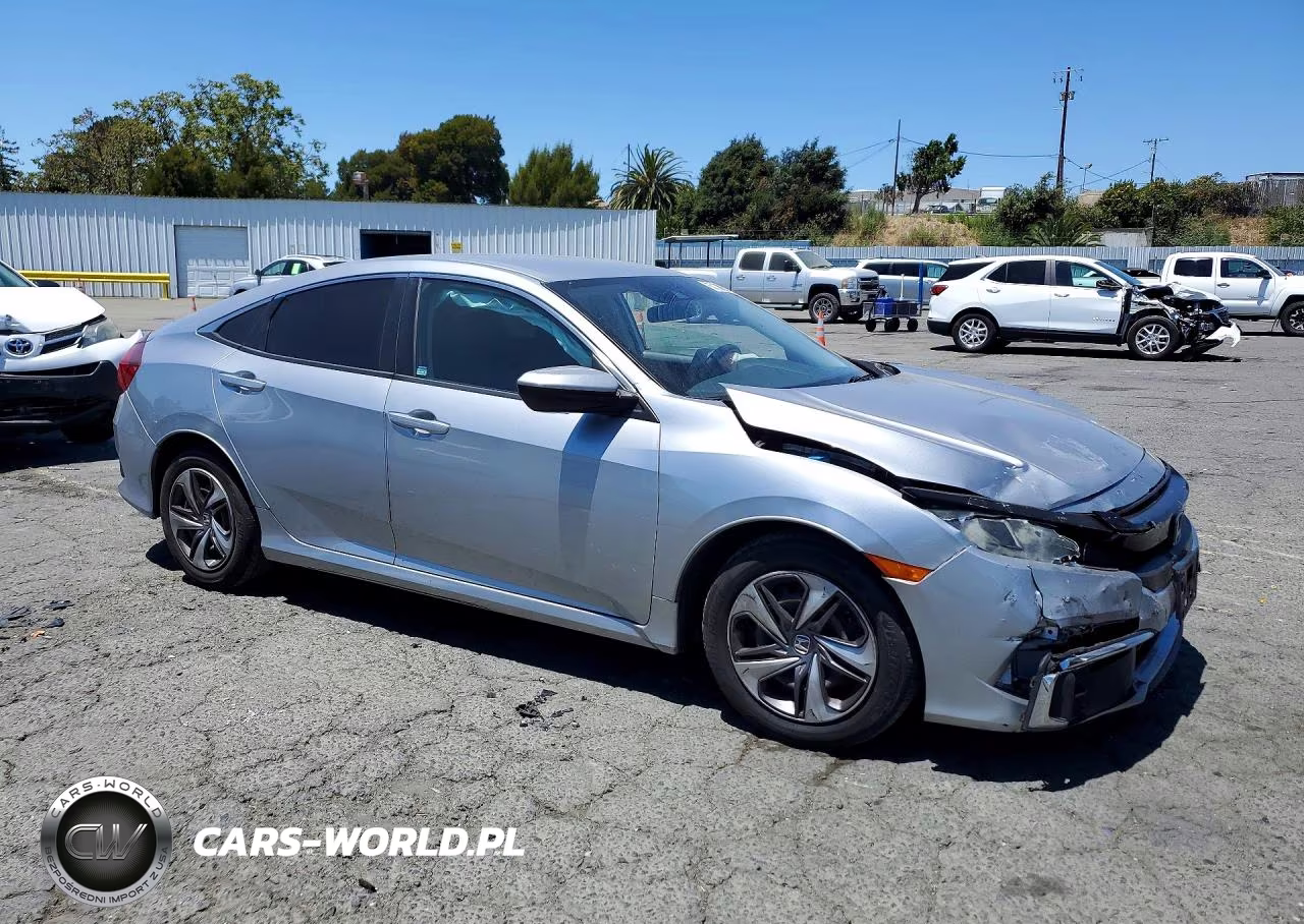 2020 Honda Civic Lx VIN:19XFC2F61LE211583 - 4