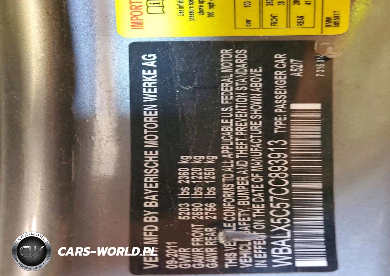 2012 BMW 650 Xi VIN:WBALX5C57CC893913 - 12