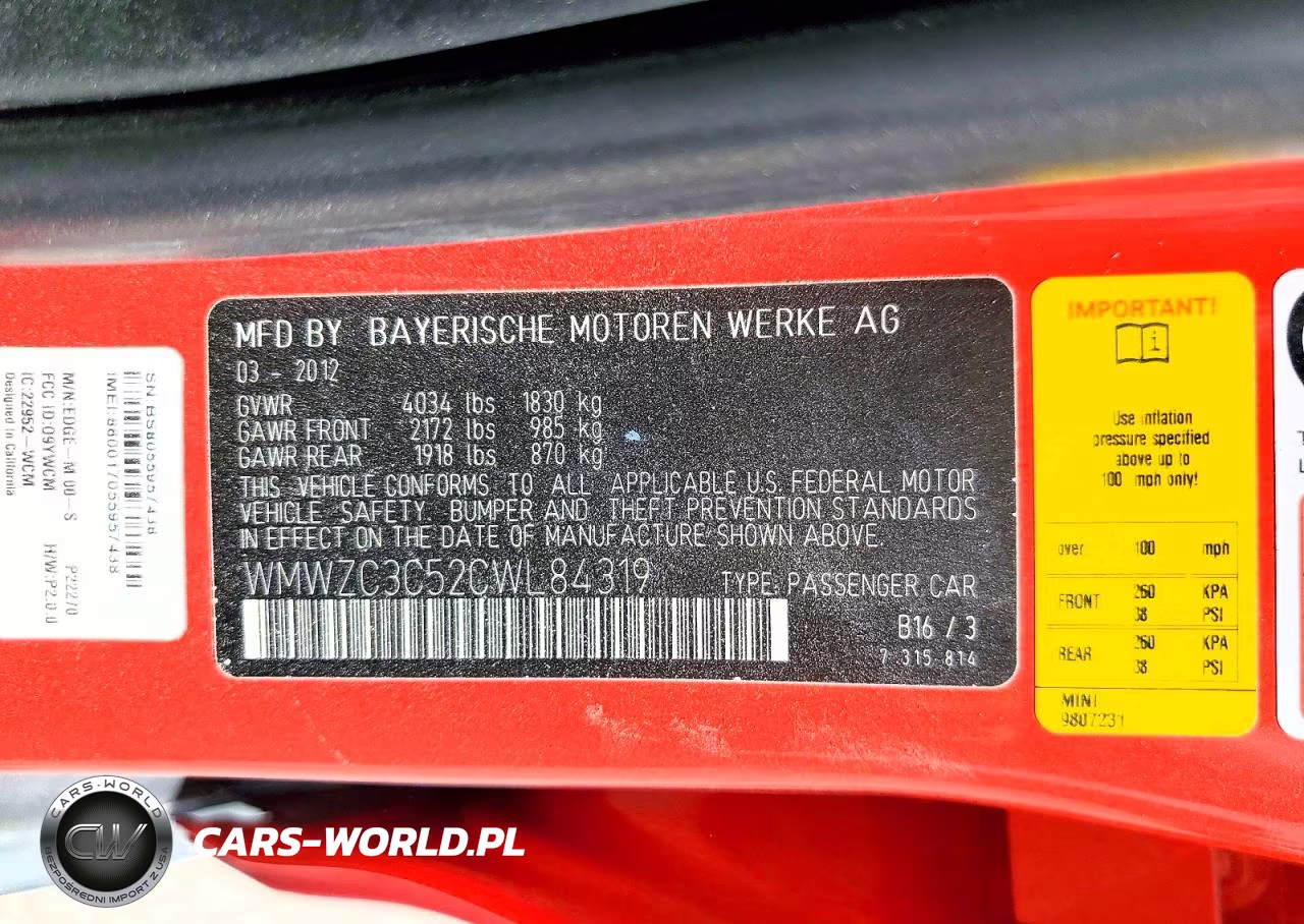2012 Mini Cooper S Countryman VIN:WMWZC3C52CWL84319 - 12