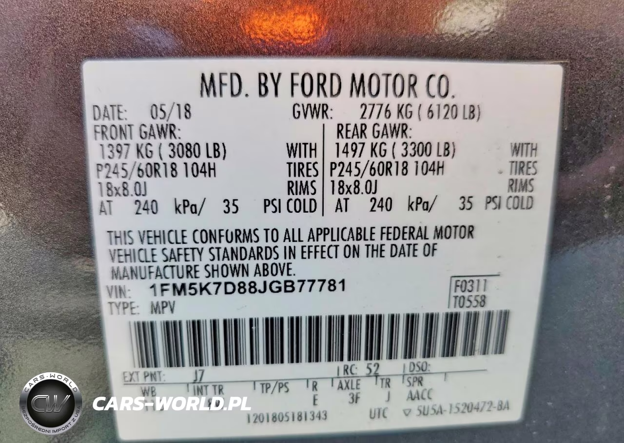 2018 Ford Explorer Xlt VIN:1FM5K7D88JGB77781 - 13