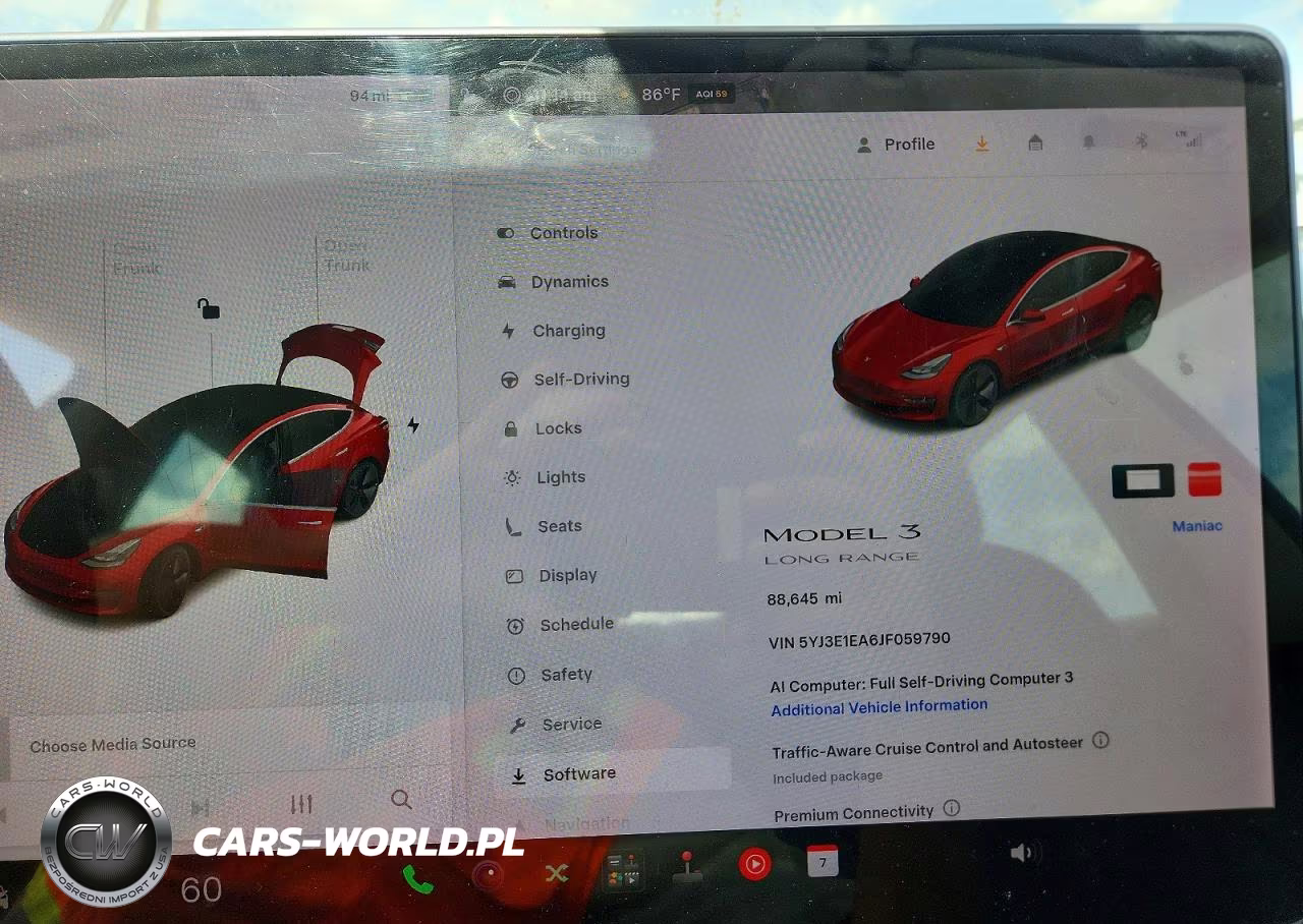 2018 Tesla Model 3 VIN:5YJ3E1EA6JF059790 - 9