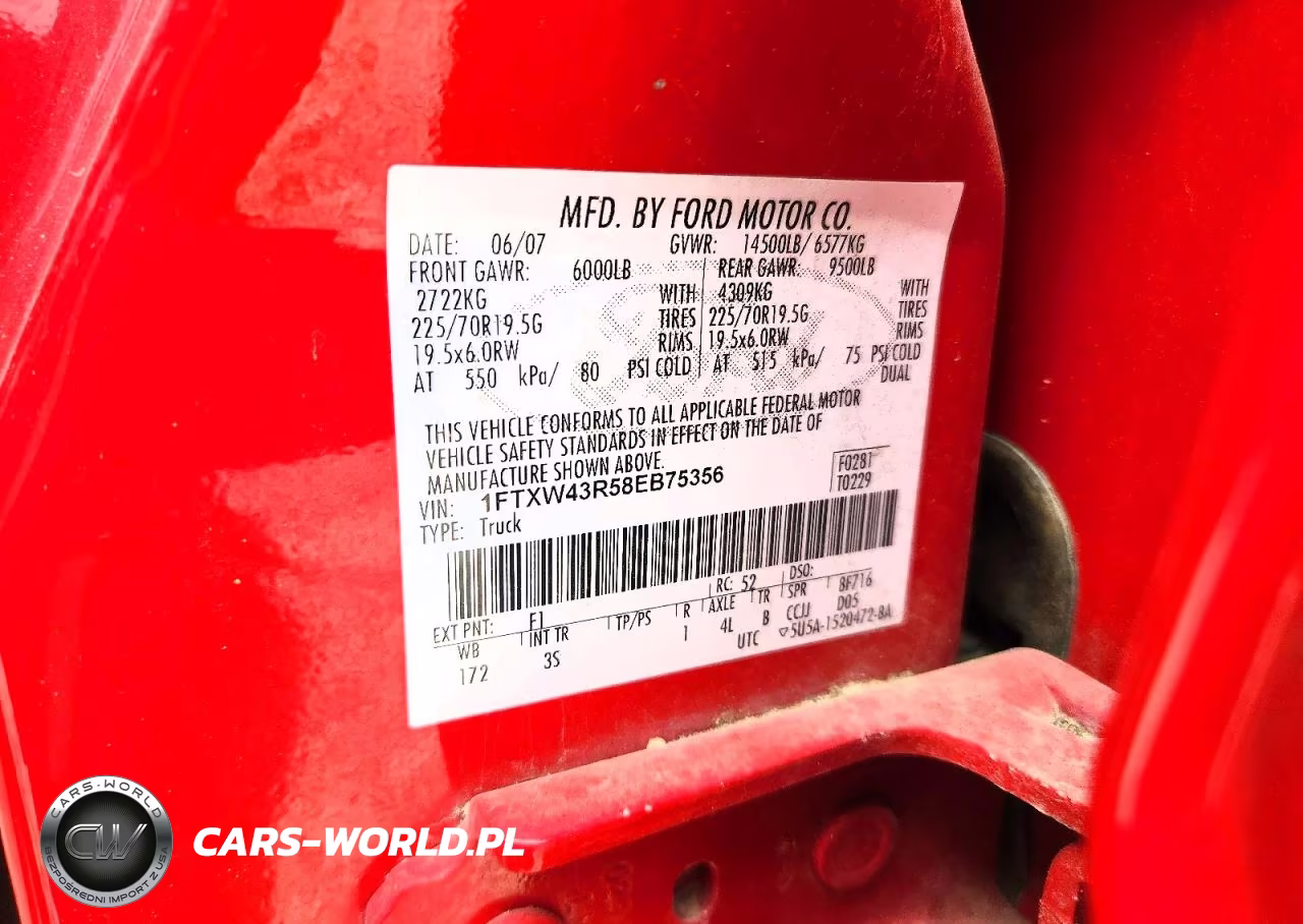 2008 Ford F450 Super Duty VIN:1FTXW43R58EB75356 - 13