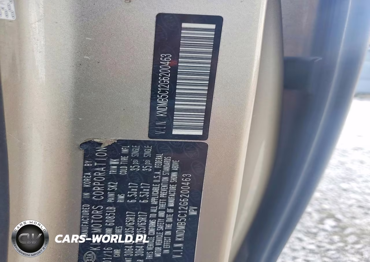 2016 Kia Sedona Lx VIN:KNDMB5C12G6200463 - 13