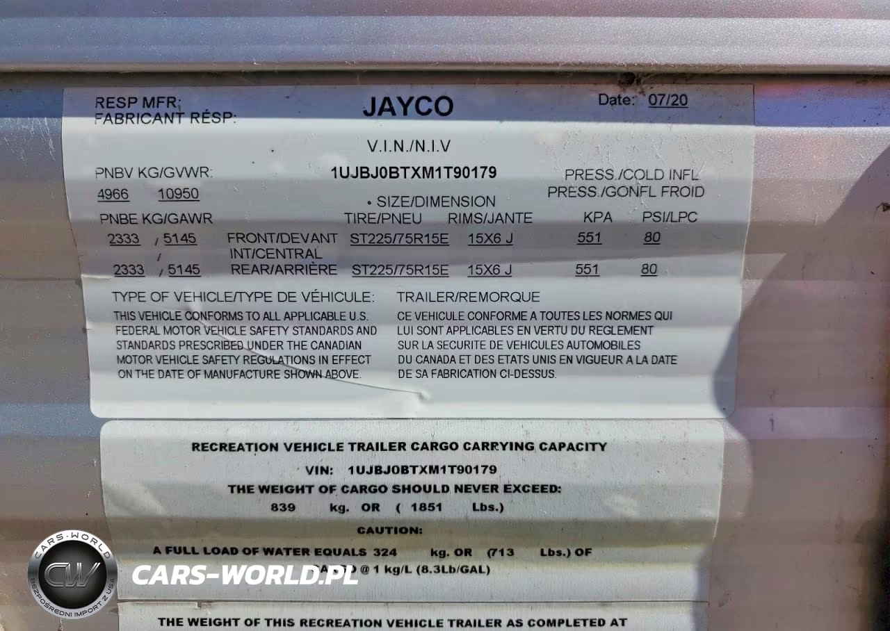 2021 Jayco Jay Flight Camper VIN:1UJBJ0BTXM1T90179 - 10