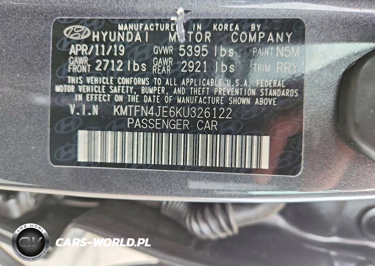 2019 Genesis G80 3.8 VIN:KMTFN4JE6KU326122 - 12