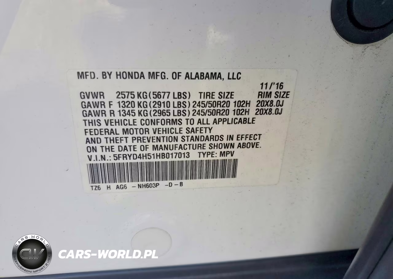 2017 Acura Mdx Technology VIN:5FRYD4H51HB017013 - 13