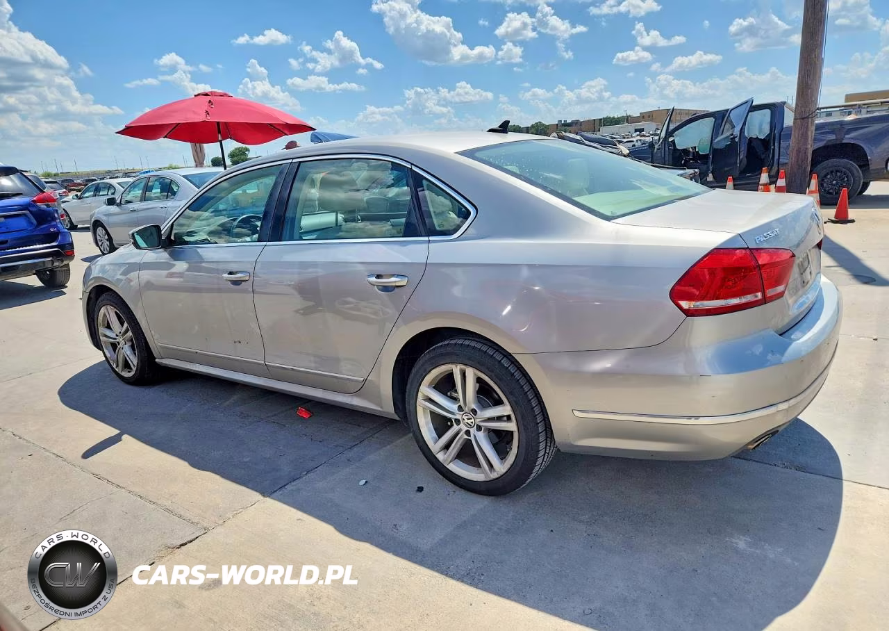 2013 Volkswagen Passat Se VIN:1VWBN7A38DC112381 - 2