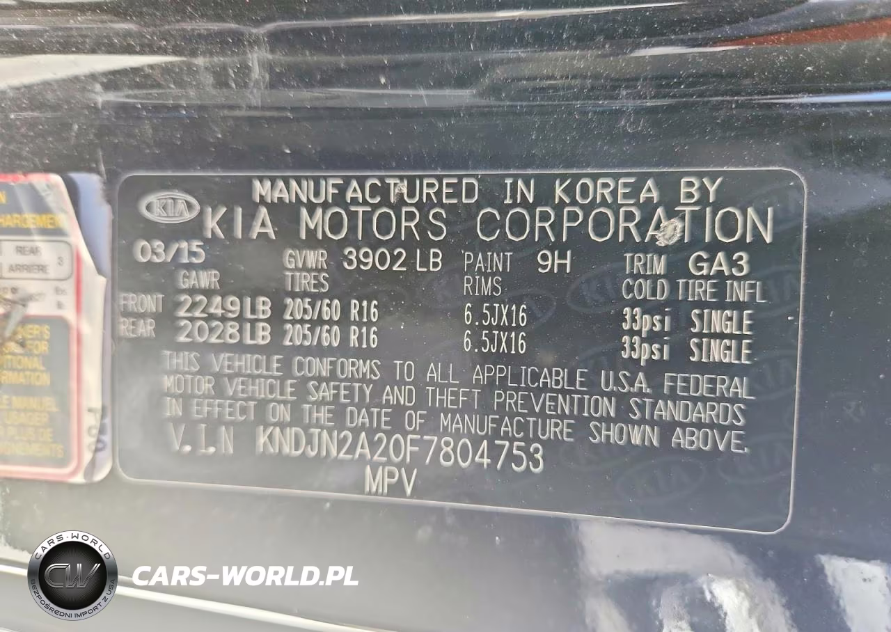 2015 Kia Soul Base VIN:KNDJN2A20F7804753 - 12