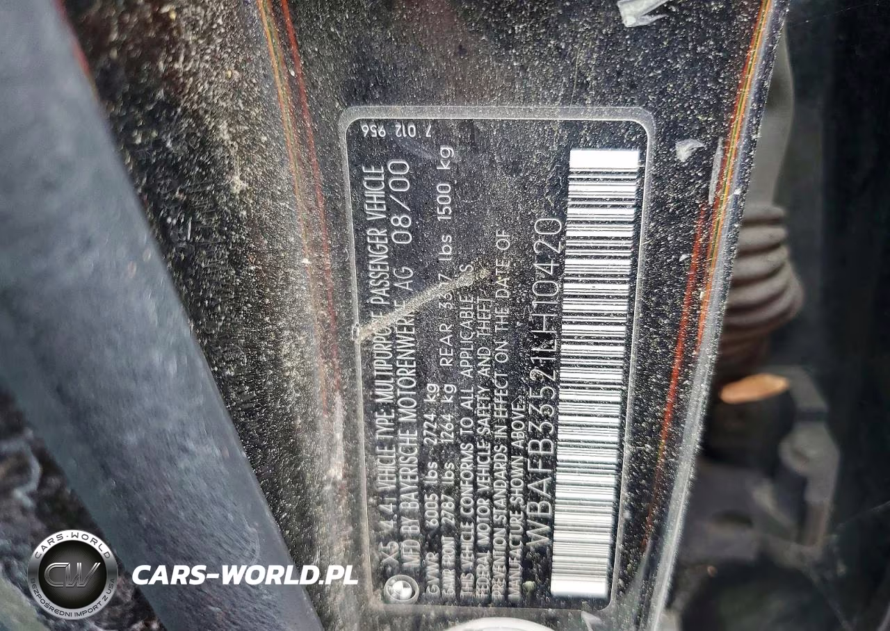 2001 BMW X5 4.4I VIN:WBAFB33521LH10420 - 14