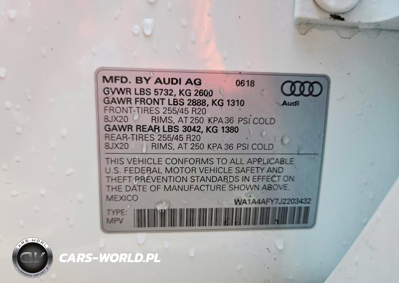 2018 Audi Sq5 Premium Plus VIN:WA1A4AFY7J2203432 - 14