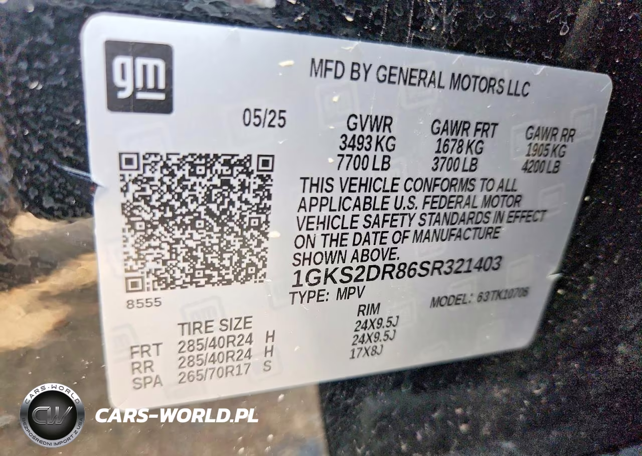 2025 GMC Yukon 4Wd Denali VIN:1GKS2DR86SR321403 - 13