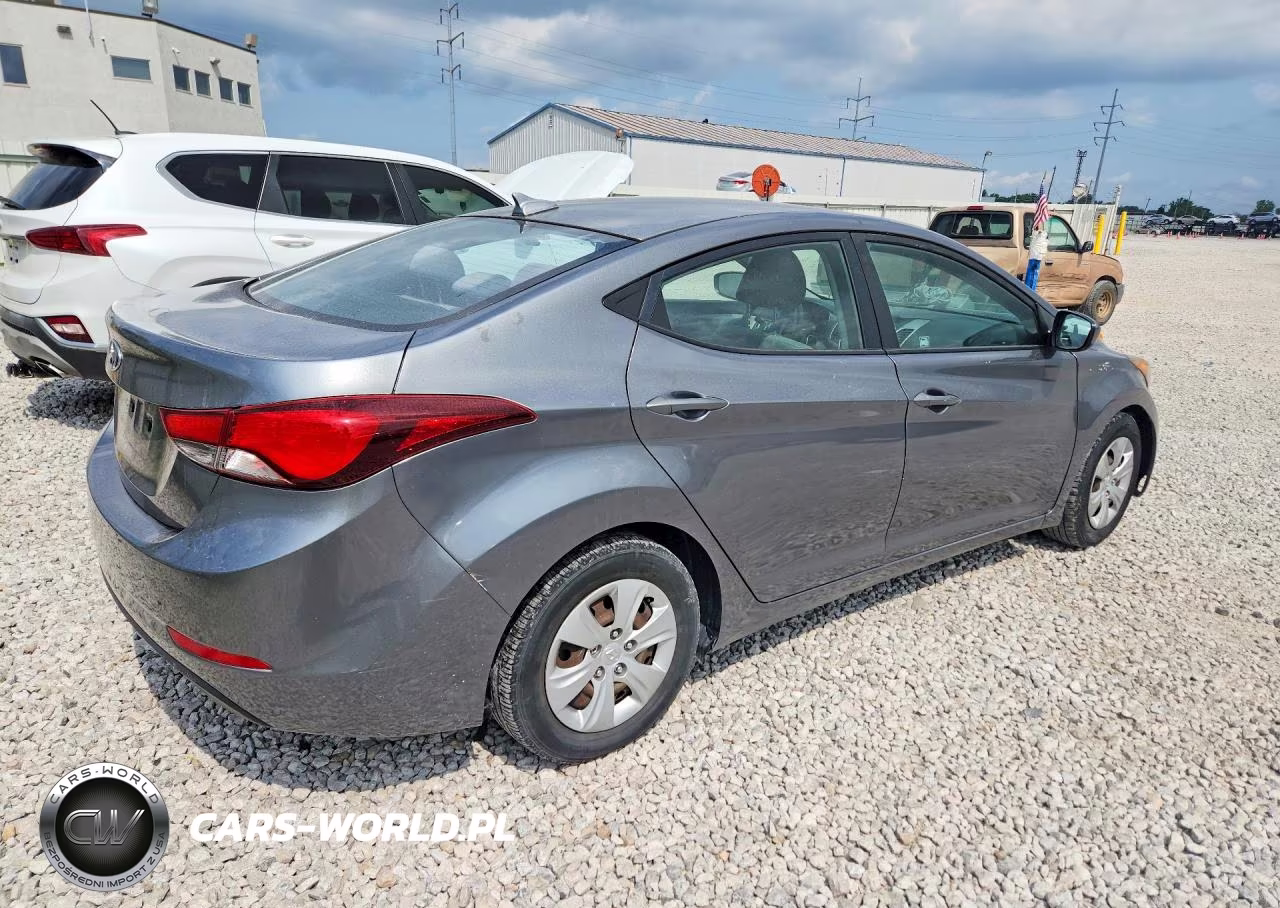 2016 Hyundai Elantra Se VIN:KMHDH4AE1GU624738 - 3
