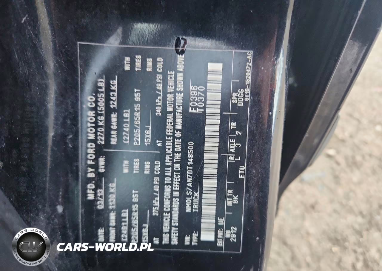 2013 Ford Transit Connect Xl VIN:NM0LS7AN7DT148500 - 14