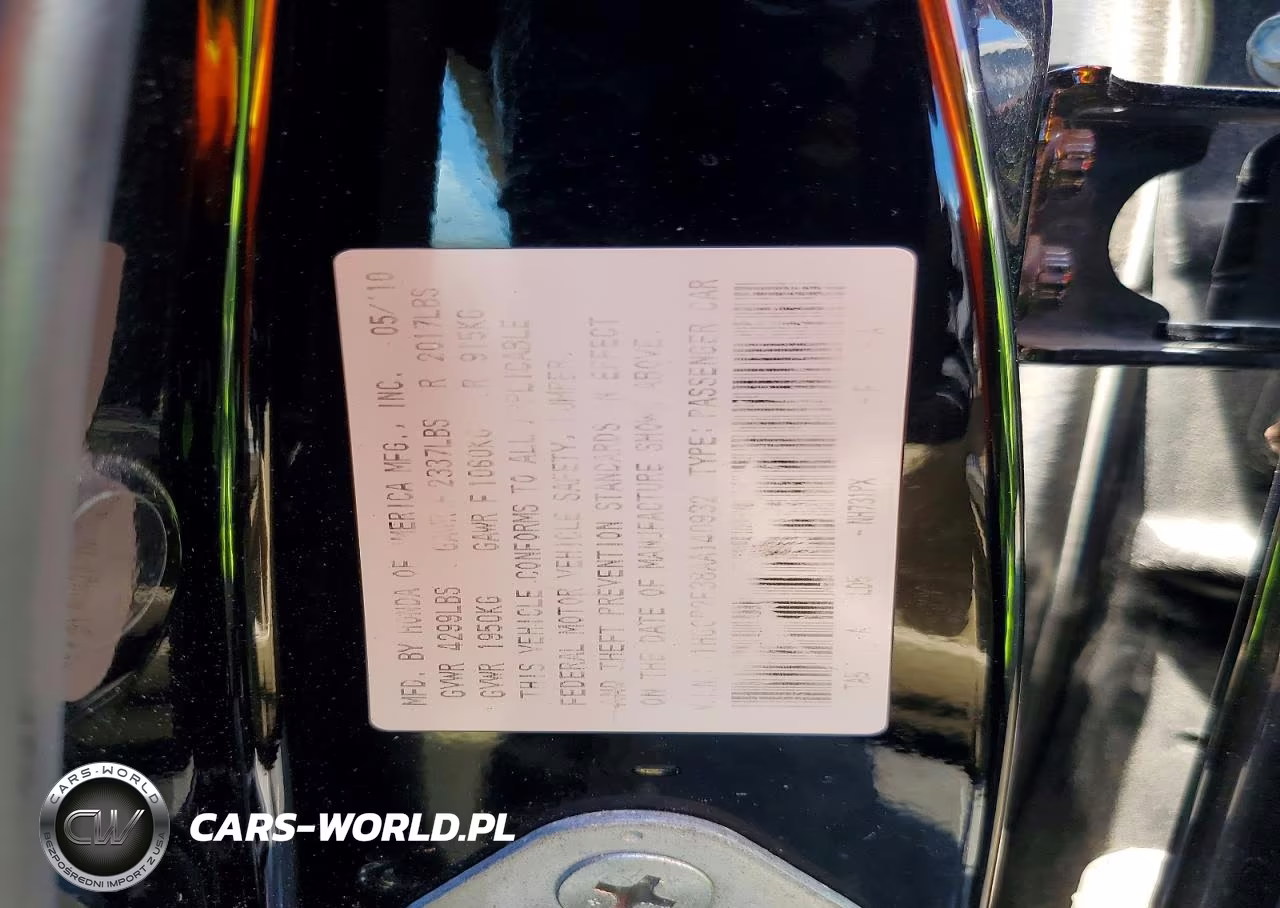 2010 Honda Accord Lx VIN:1HGCP2F38AA140932 - 12