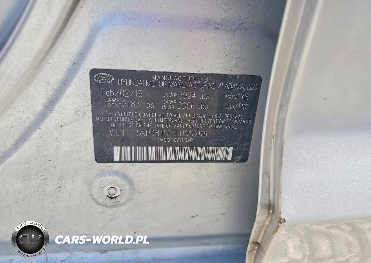 2017 Hyundai Elantra Se VIN:5NPD84LF4HH018016 - 12
