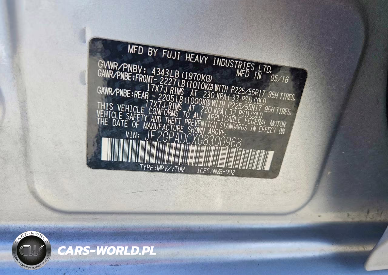 2016 Subaru Crosstrek Premium VIN:JF2GPADCXG8300968 - 13