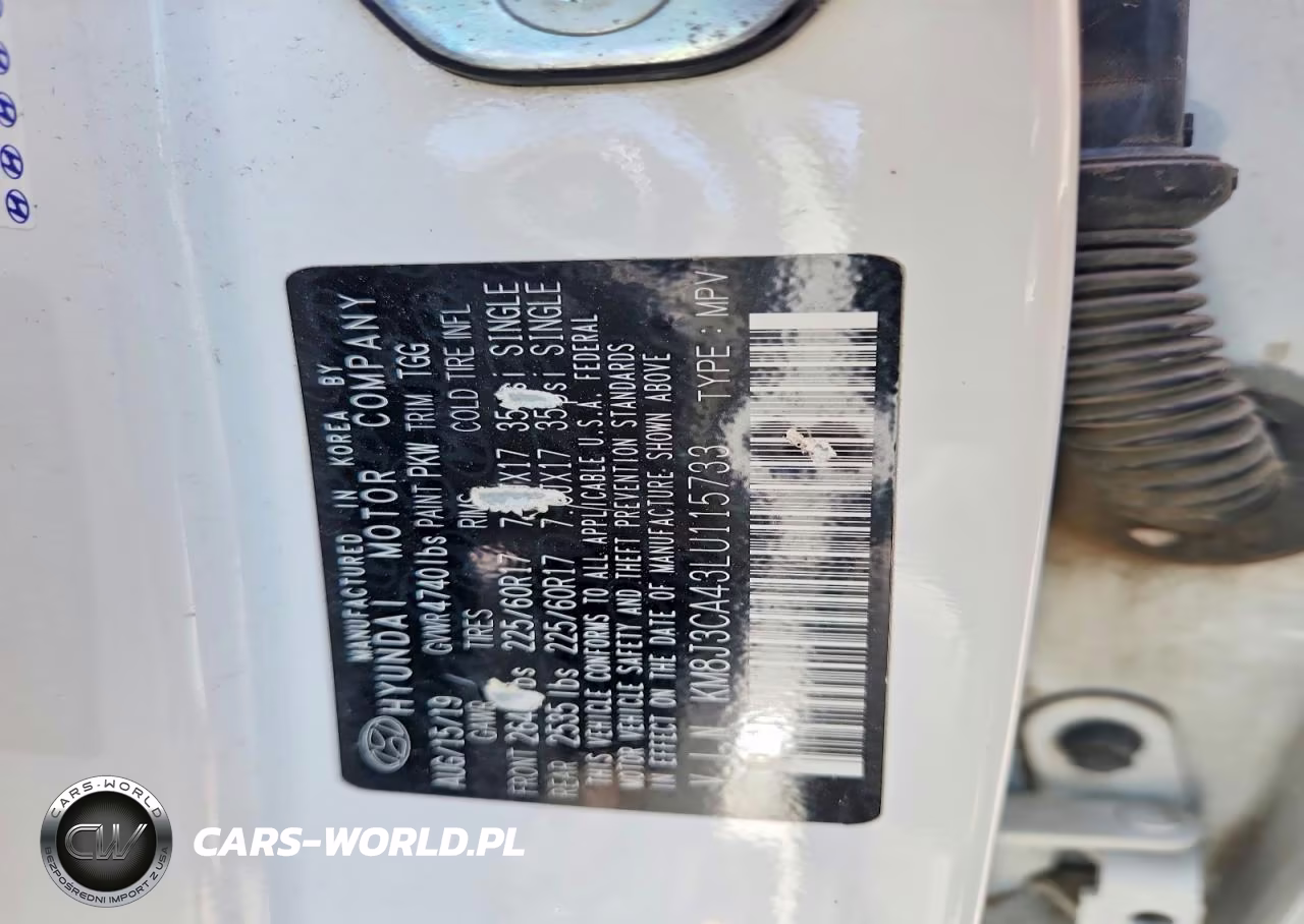 2020 Hyundai Tucson Value VIN:KM8J3CA43LU115733 - 13