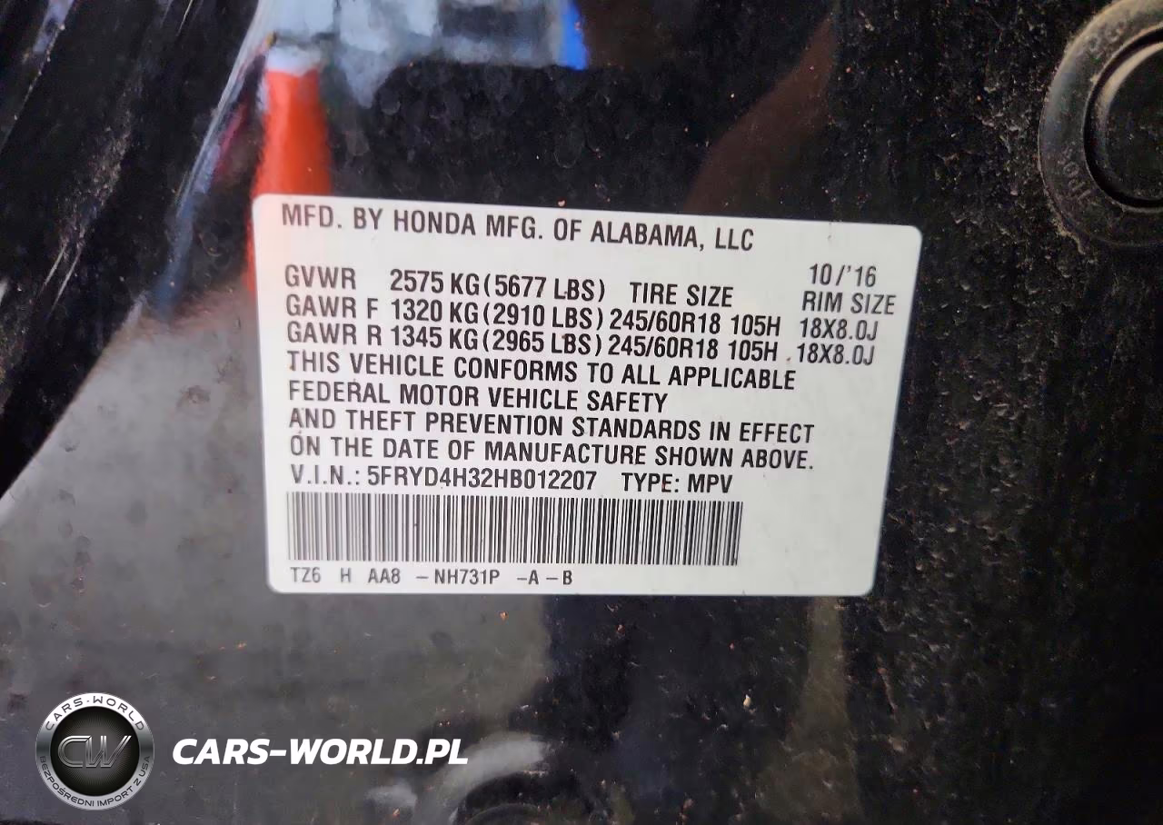 2017 Acura Mdx VIN:5FRYD4H32HB012207 - 13