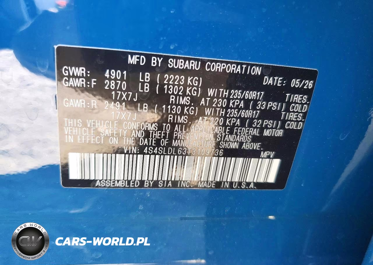 2026 Subaru Forester Wilderness VIN:4S4SLDL63T3109736 - 13