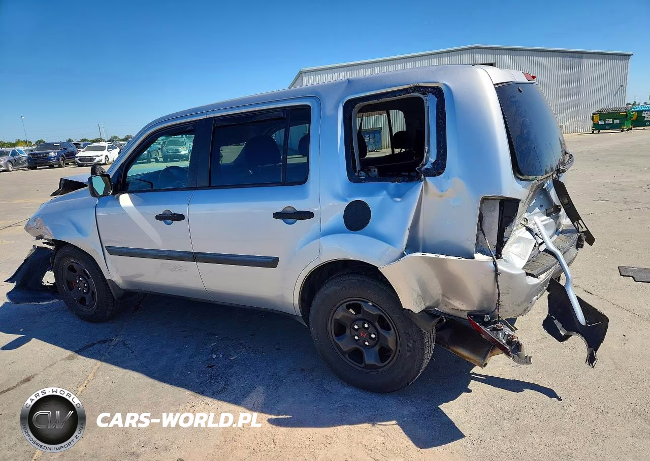 2011 Honda Pilot Lx VIN:5FNYF3H29BB053163 - 2