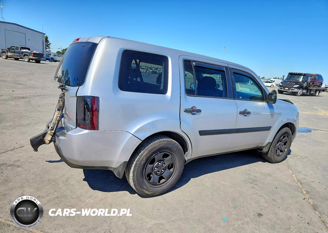 2011 Honda Pilot Lx VIN:5FNYF3H29BB053163 - 3
