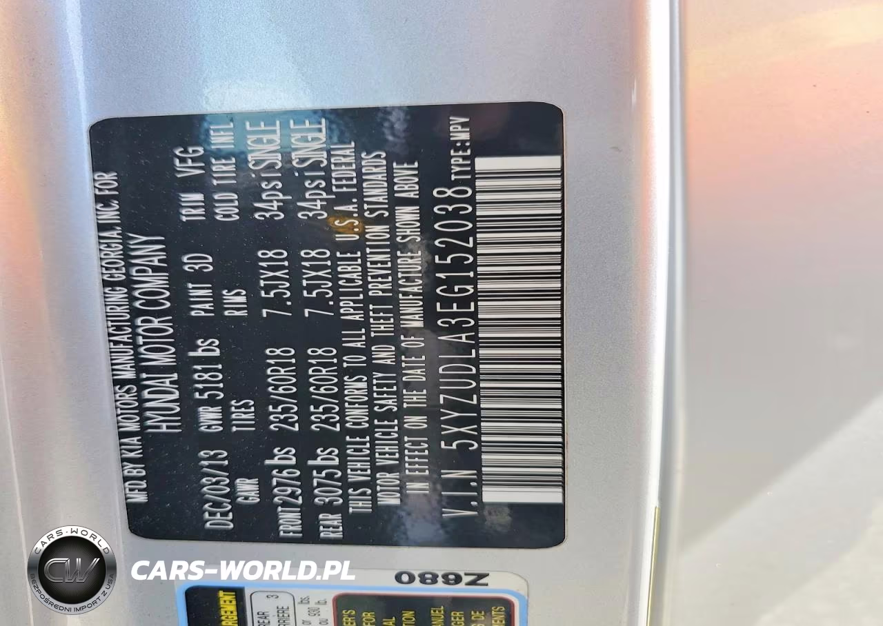 2014 Hyundai Santa Fe Sport 2.0T VIN:5XYZUDLA3EG152038 - 13