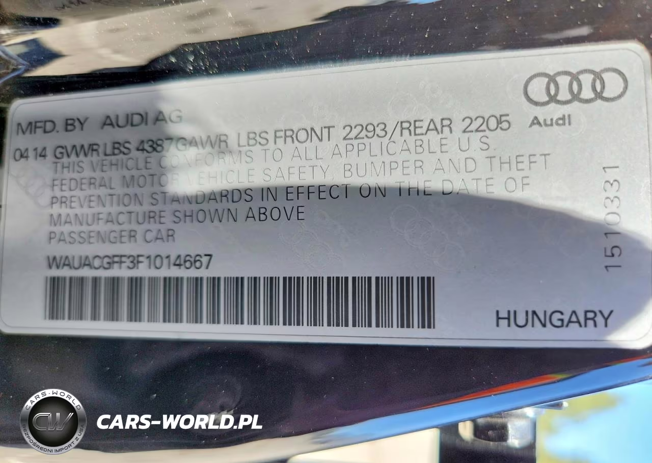 2015 Audi A3 Premium VIN:WAUACGFF3F1014667 - 12