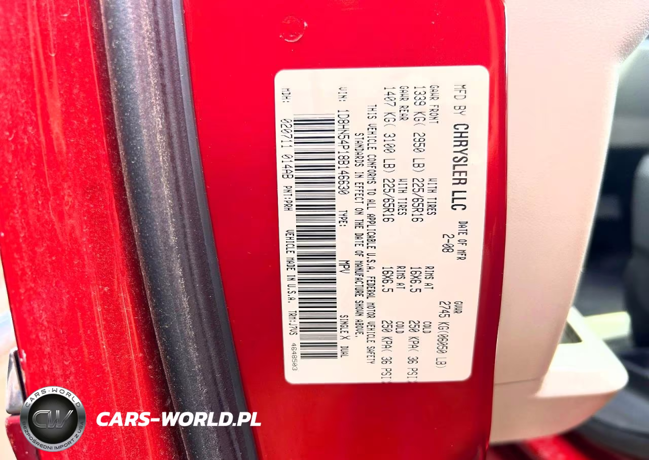 2008 Dodge Grand Caravan Sxt VIN:1D8HN54P18B146630 - 10