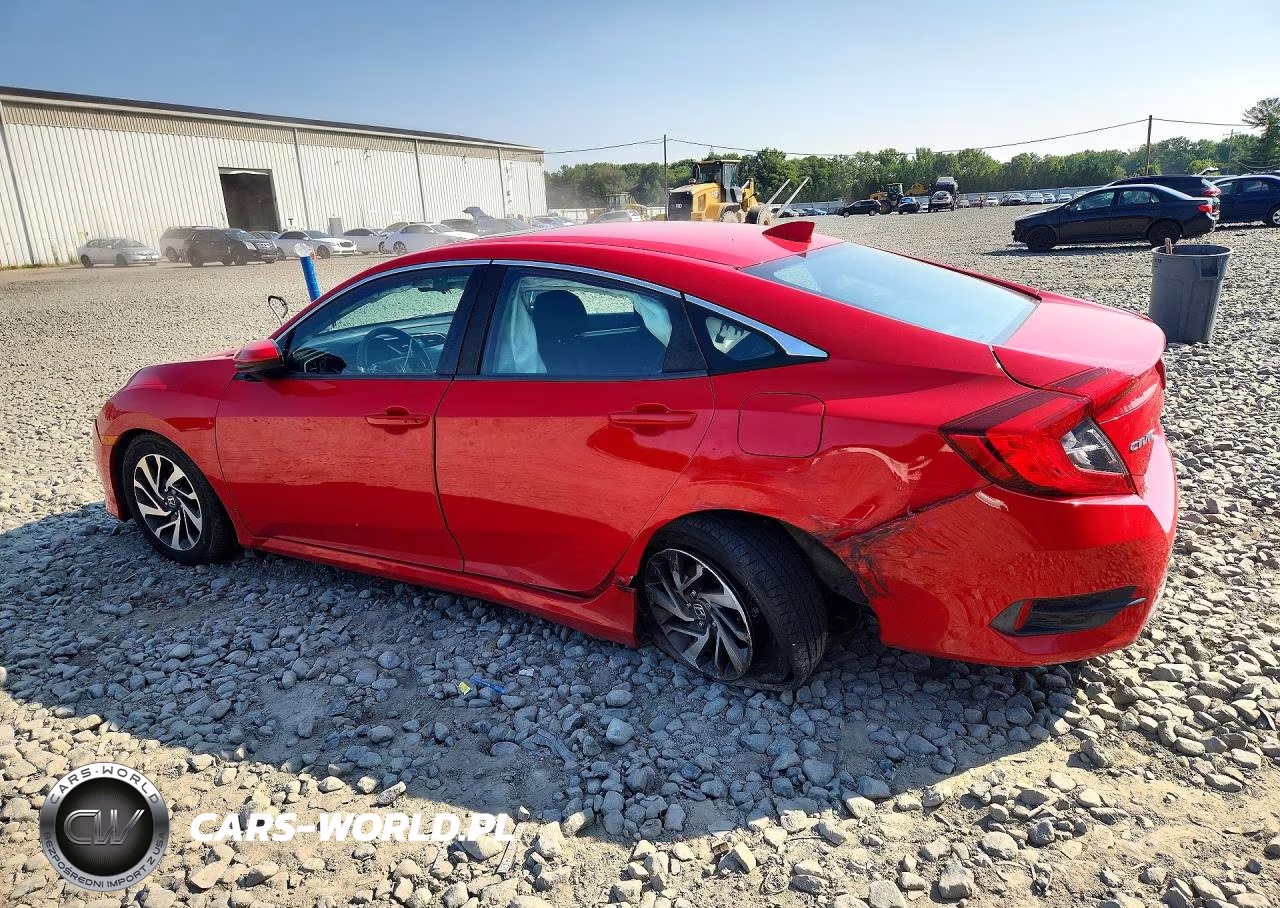 2018 Honda Civic Ex VIN:2HGFC2F74JH539897 - 2