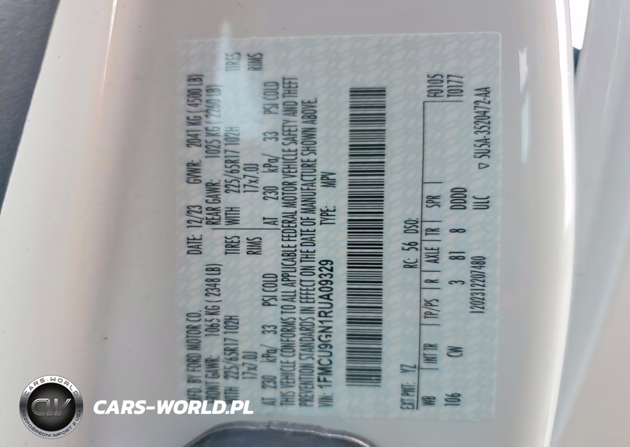 2024 Ford Escape Active VIN:1FMCU9GN1RUA09329 - 13