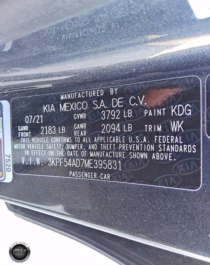 2021 Kia Forte Ex VIN:3KPF54AD7ME395831 - 12